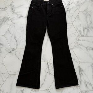 Madewell Black Flare Jeans 24 petite